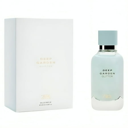 Zara Deep Garden Glitter Women Perfume Sparkling Amber Floral Fragrance with Pear Freesia Vanilla & Patchouli Eau de Parfum EDP 100ml (3.4 fl. oz.)