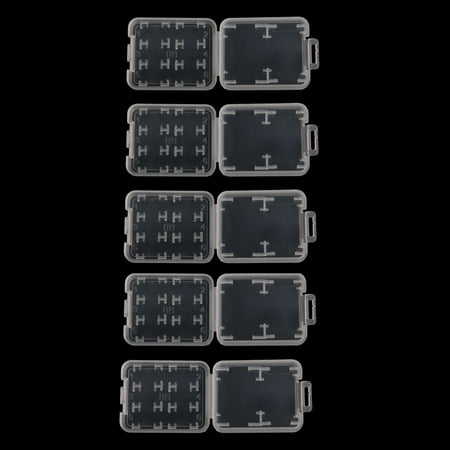 SD Card Holder Plastic SD for MMC SDHC PRO for Duo Memory Card for Case Holder