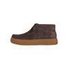 Schnürschuh CLARKS "Torhill", Herren, Gr. 47, braun, casual, Schuhe, mit stromlinienförmigem Schnürdesign