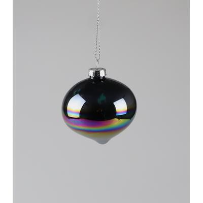 Dekokugel AM DESIGN "Weihnachstsdekoration aus Glas", irisierend, H:8cm, Glas, Dekofiguren, 6er Set Image