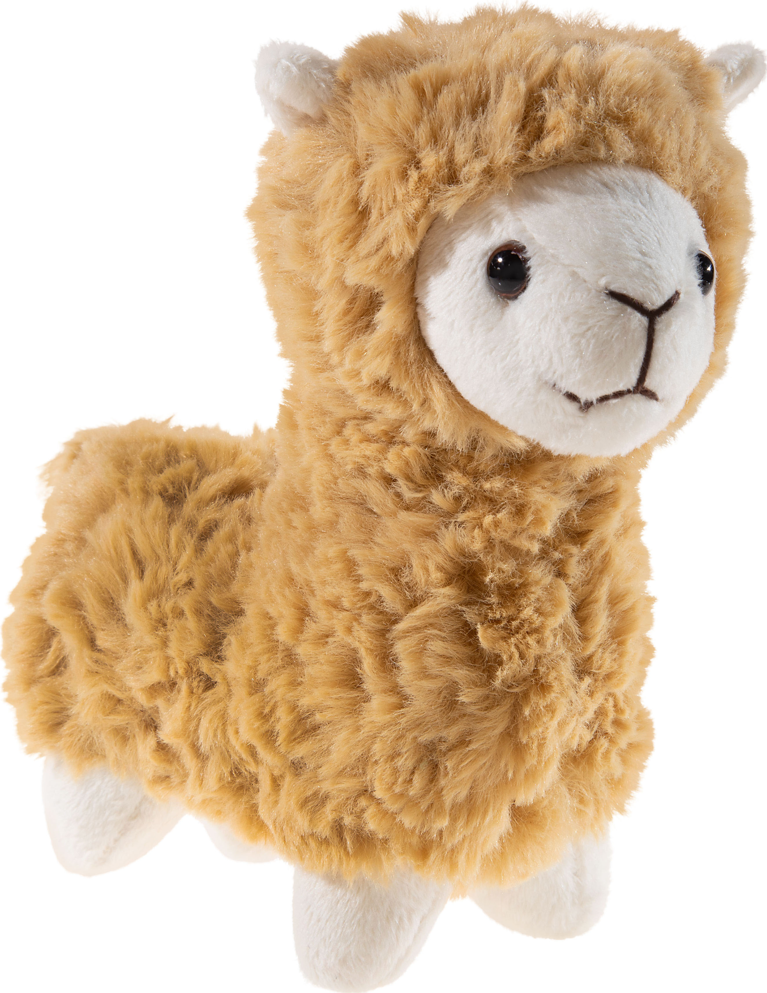 Kuscheltier HEUNEC "Kuma, Lama", braun (karamell), Plüschfiguren, KinderH:16cm, Kuscheltier, Made in Germany, H:16cm