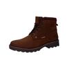 Schnürstiefelette CAMEL ACTIVE "camel active Stiefelette Leder", Herren, Gr. 40, braun (cafe), Leder, casual, Schuhe
