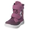Stiefelette RICOSTA "Ricosta Stiefelette Lederimitat/Textil", Kinder, Gr. 27, rot (merlot), Lederimitat, Textil, casual, Schuhe