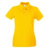 Fruit of the Loom - Poloshirt für Damen kurzärmlig (Gold)