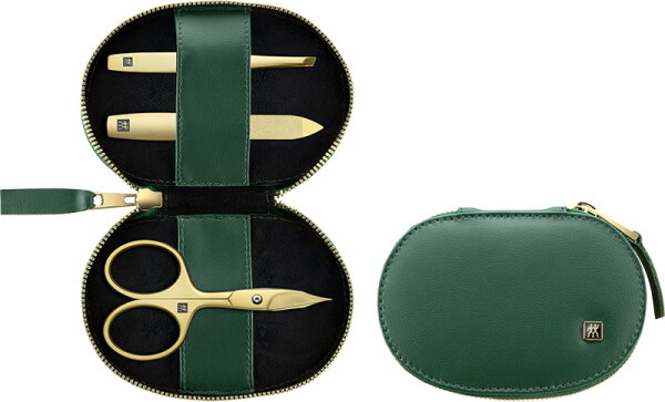 ZWILLING Maniküre Pediküre Set 3tlg. mit Kombi-Nagelschere grün 1 Stk. Maniküre-Set