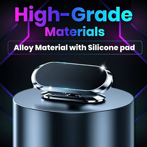 Supporto per telefono da auto ultra magnetico flessibile, potente ventosa, supporto per cruscotto regolabile, supporto magnetico pieghevole per cellulare per auto, supporto universale per navigazione