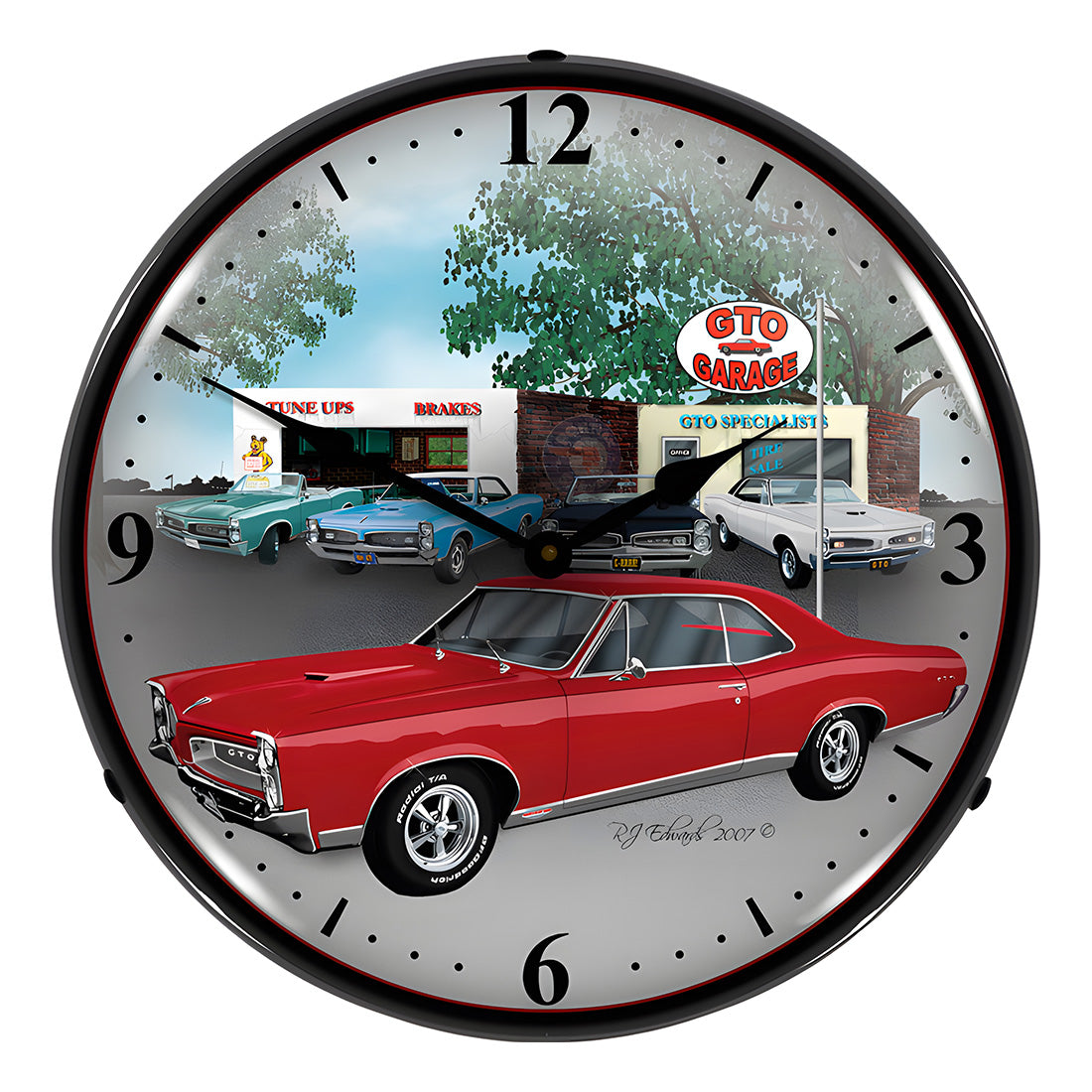 Collectable Sign and Clock 1967 GTO Backlit Wall Clock