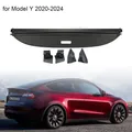 Organizzatore della copertura della tenda del bagagliaio per Tesla Model Y 5 posti 2020-2024 Portapacchi posteriore Partizione Shelter Shield Ombra Bagagli Cargo Cover