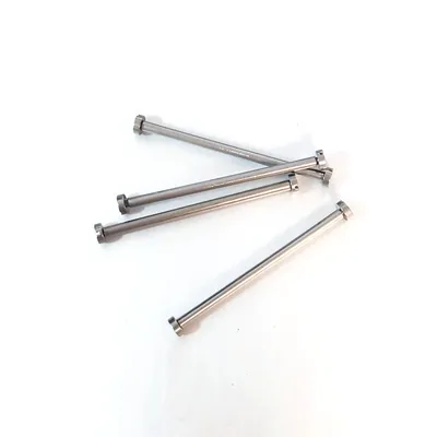 1.5mm Thick Steel Color Watch Band T-bar with Stud and Screw 2.0mm Cap for Tungsten Steel Ceramic Bracelet 4PCS/Lot W1986