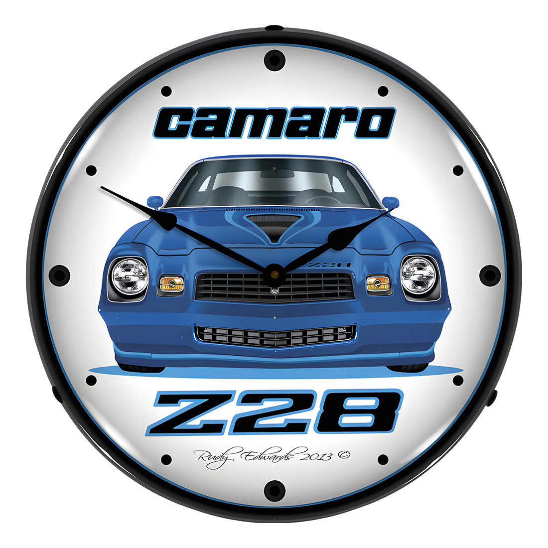 Collectable Sign and Clock 1979 Z28 Camaro Backlit Wall Clock
