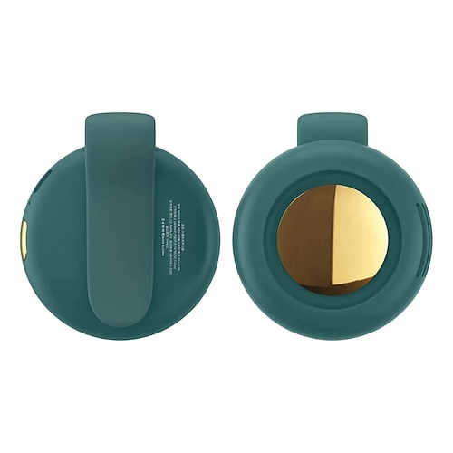 mini ventilatore elettrico portatile silenzioso senza pale - ventilatore portatile ricaricabile da collo - mini ventilatore a clip con 3 impostazioni di velocità, ricarica USB tipo C