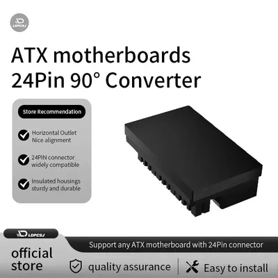 Computer 24P converter header power supply motherboard 24pin adapter right-angle power steering connector to go back to the line