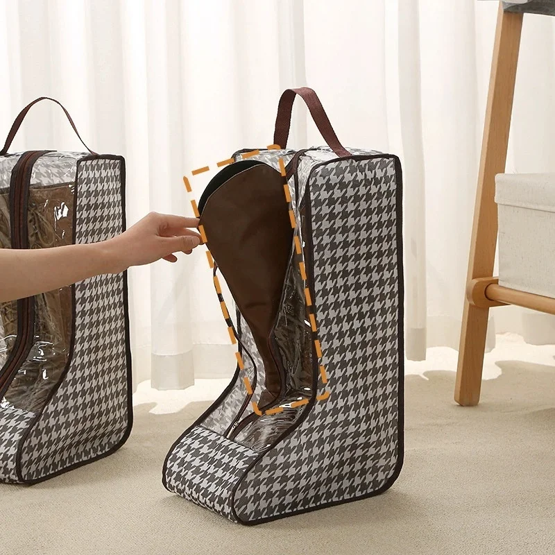Boot Storage, Short Boots and Tall Boots Storage or Protector Bag,Shoe Dust Bags,Shoe Sleeves for Travel,Clear Boots Cover