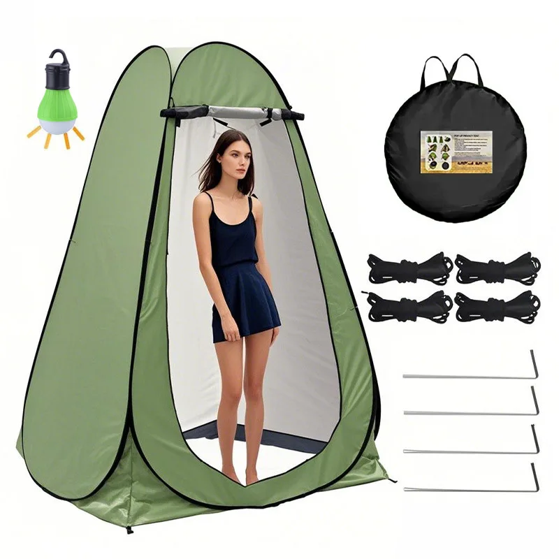 1set 120cm Zelt Lampe Kombination Outdoor Baden Zelt Tragbare Camping Wc Zelt Dressing Dusche Baden Ändern Abdeckung