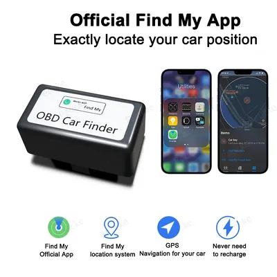 Mini GPS Tracker für Auto obd2 Locator für Apple finden meine itag obd GPS Monitor Tracker Fahrzeug Anti-Lost kostenlose App
