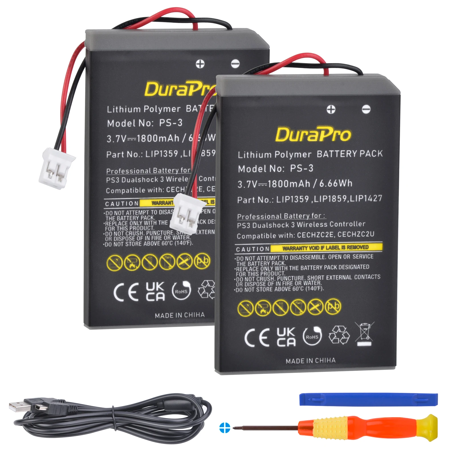 1800 mAh LIP1359 Akku LIP1472, LIP1859 Bateria für Sony Playstation 3 PS3 Dualshock 3 Wireless Controller CECHZC2E, CECHZC2U