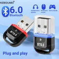Adattatore USB Bluetooth 6.0 Dongle Bluetooth 5.4 per PC Windows 11/10/8.1 Ricevitore e trasmettitore Bluetooth per tastiera/mouse