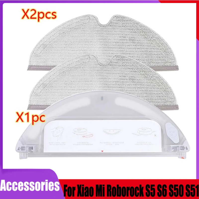 Zubehör für xiao mi roborock s5 s6 s50 s51 s52 s55 s60 s61 roboter staubsauger teil wassertank box behälter wischt uch Image