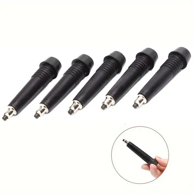 5pcs Outdoor Trekking Pole Accessories Tungsten Steel Pole Tip Replacement Pole Tip Universal Trekking Pole Tip Accessories