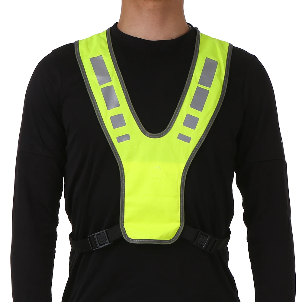 High Visibility Safety Vest Outdoor Sports Running Cycle Reflective Vest with Reflective Running Vest safety running vest