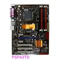 Adatto per la scheda madre ASUS P5P43TD 16GB LGA 775 DDR3 ATX Scheda madre testata al 100% OK completamente funzionante