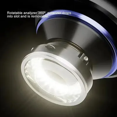 Microscope LED Polarising Light 40-62mm Lens Ring Light Microscope Illuminators for Mobile Phone Electronic Repair