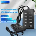 Docking station USB 2.0 a 10 porte Hub multifunzione portatile Splitter USB multi-Link ad alta velocità per tablet telefono cellulare