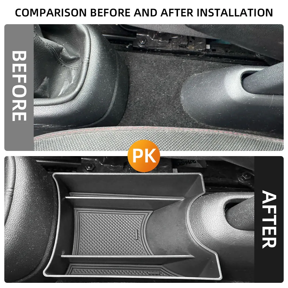 Für Volkswagen VW UP 2013-2021 Auto Center Konsole Armlehne Lagerung Box Auto Organizer Verstauen Container Innen Zubehör