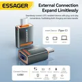 Adattatore OTG USB 3.0 Essager Tipo-C USB-A Micro femmina a USB Micro IP Tipo-C Convertitore maschio per MacBook Xiaomi iPhone Adattatore OTG