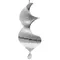 Nordic 3D Rotating Wind Chimes Wind Spinner Bell Flip Spiral Pendant Patio Garden Hanging Decoration Window Home Garden Decor