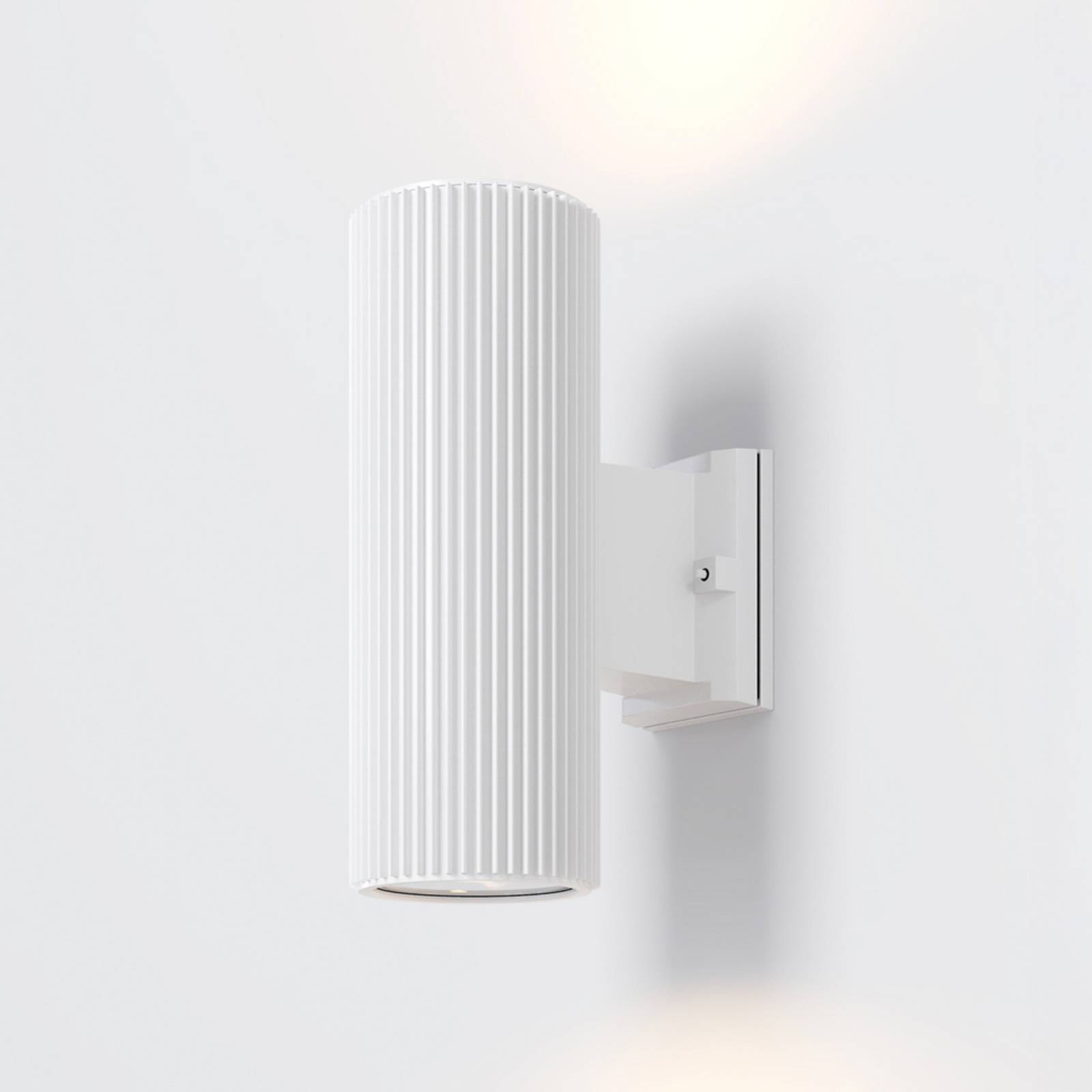 Maytoni Outdoor Wall Light Rando, dimmable, White / opal, metal, Modern, Outdoor Wall Light
