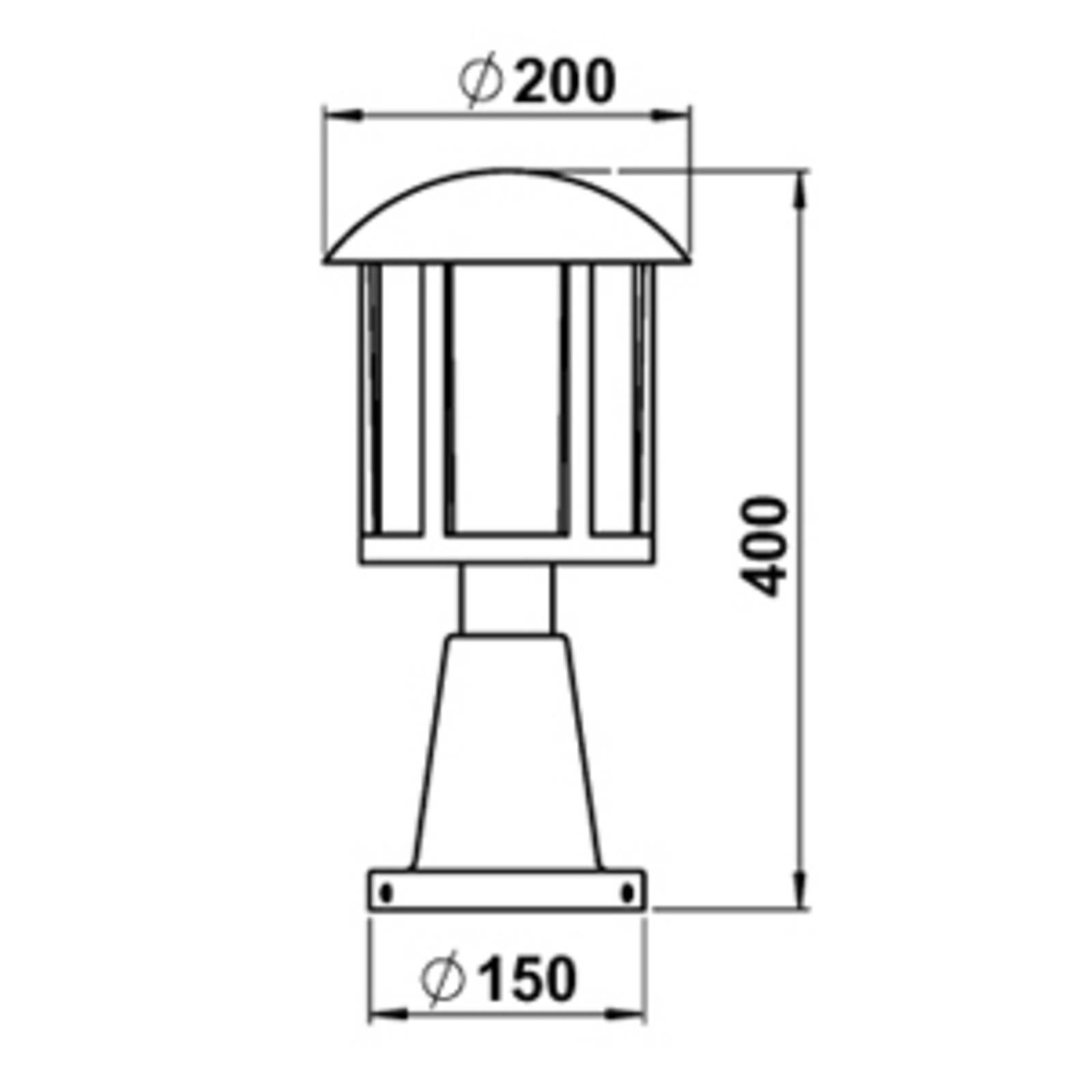 Albert Leuchten Pillar Light MADS, Bronze / antique brass, Aluminium, Modern, Outdoor lights