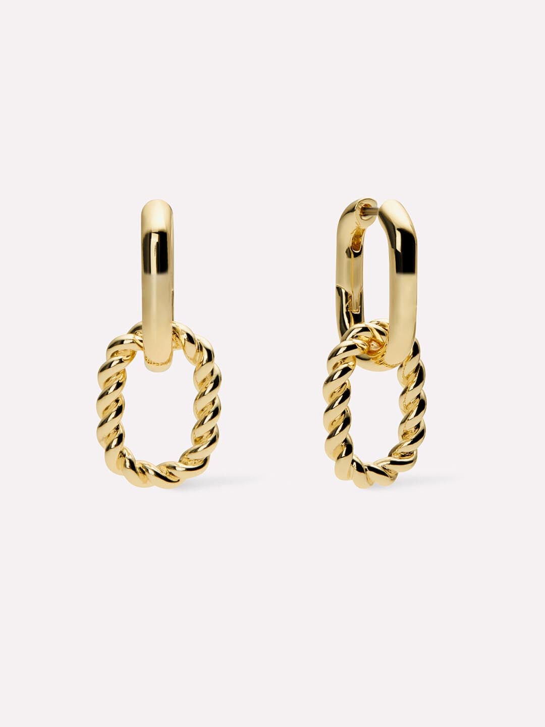 Plus Size Women's Ash Double Hoop Earrings by Ana Luisa in Gold (Size OS)
