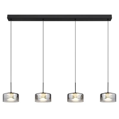 GLOBO LIGHTING LED Pendelleuchte "BELINDA", schwarz, Lampen, Hängelampe/Hängeleuchte/Wohnzimmer/Esstisch/elegant Image