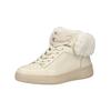 Sneaker GEOX "Geox Sneaker Leder/Textil", Damen, Gr. 40, weiß, Leder, Textil, casual, Schuhe