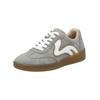 Sneaker RIEKER "Rieker Sneaker Veloursleder/Textil", Damen, Gr. 40, grau (grau, weiß), Veloursleder, Textil, casual, Schuhe