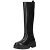 Stiefel GEOX "Geox Stiefel Leder/Synthetik", Damen, Gr. 40, schwarz, Leder, Synthetik, casual, Schuhe