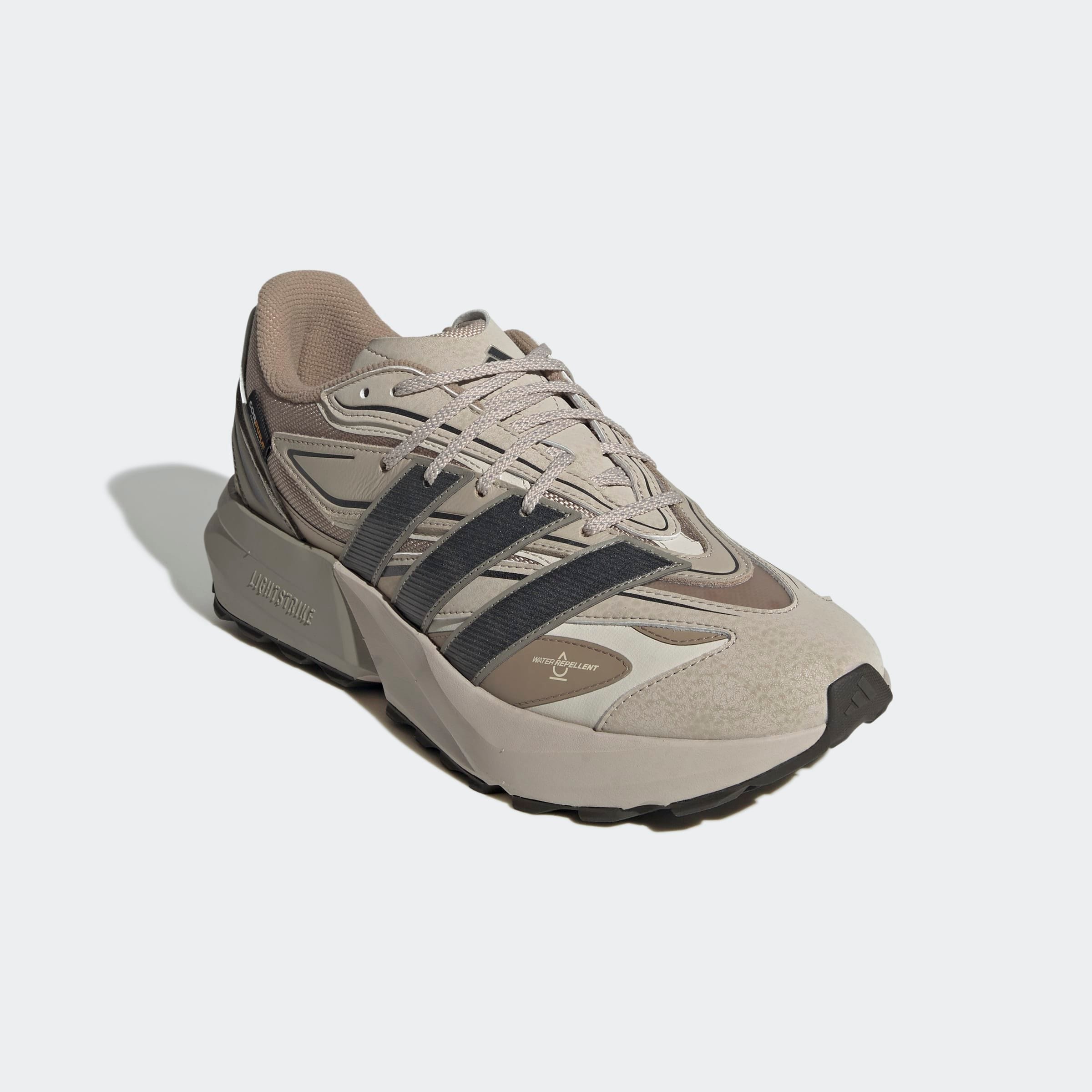 Sneaker ADIDAS SPORTSWEAR "LIGHTBLAZE ATR", Herren, Gr. 42, beige (blanch cargo, wonder beige, carbon), Leder, Synthetik, Textil, Schuhe Sneaker