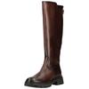 Stiefel GABOR "Gabor Stiefel Nappaleder", Damen, Gr. 42, braun (mittelbraun), Nappaleder, casual, Schuhe