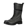 Schnürstiefel JOSEF SEIBEL "Josef Seibel Stiefel Leder", Damen, Gr. 40, grau (asphalt), Leder, casual, Schuhe