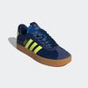 Sneaker ADIDAS SPORTSWEAR "VL COURT 3.0", Gr. 40, dunkelblau, hi, res gelb, gold metallic, Textil, Leder, sportlich, Schuhe, Design auf den Spuren des adidas Samba