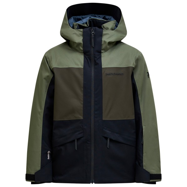 Peak Performance - Kid's Gravity Insulated Jacket - Skijacke Gr 130 schwarz/oliv
