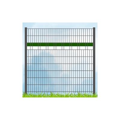 zaun|zu® Sichtschutz Vereinsfarben Grün/Weiß Akzentstreifen Image