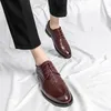 Luxus Herren Leder Business Casual Schuhe Ritse Stil Hochwertige Oxford Schuhe Mode Hochzeit Leder Gentleman Büro Schuhe