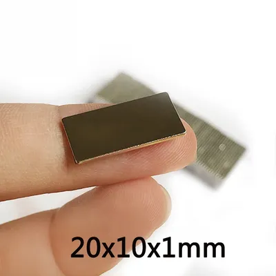 20 x 10 x 1 mm, leistungsstarke Blockmagnete, stark, 20 mm x 10 mm x 1 mm, für Heimkühlschränke, Büros, DIY, 20 x 10 x 1 mm, 20 x 10 x 1 mm
