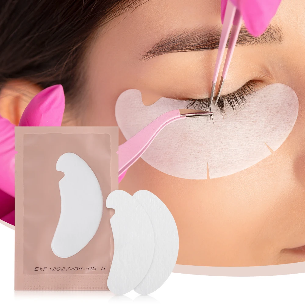 50/100 Paris Wimpern Verlängerung Patch Hydrogel Patches Gel Pad Make-Up Lash Lift Werkzeuge Unter Augenklappe Pads für Wimpern Verlängerung Image
