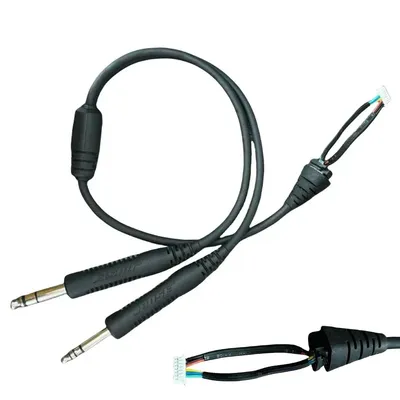 For Bose A20 aviation noise-cancelling headphones, dual plug headphone cable Bose A20