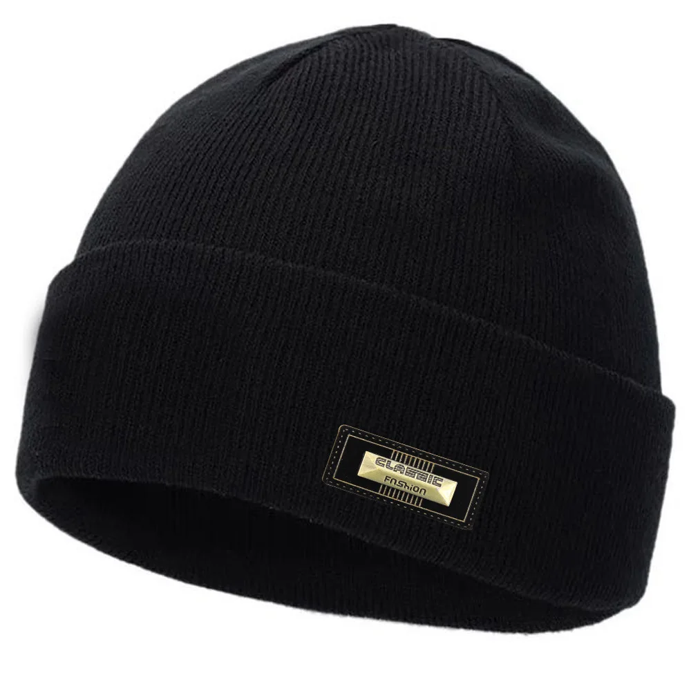 DIY-Winterstrickmützen für Jungen und Frauen, Strickmützen für Herbst und Winter, warme und kalte Mützen, geeignet für den winddichten Einsatz im Freien Image