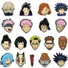 18 Stücke Japanische Jujutsu Kaisen Schuhe Charms Cartoon Clog Sandale Garten Schuh Dekoration Zubehör Schuhschnallen Kinder Party Geschenke