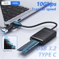 Cavo Easy Drive M2 Adattatore SSD NVME/SATA a doppio protocollo da M.2 a USB Type-C da 10 Gbps per custodie per dischi rigidi NVME PCIE NGFF SATA